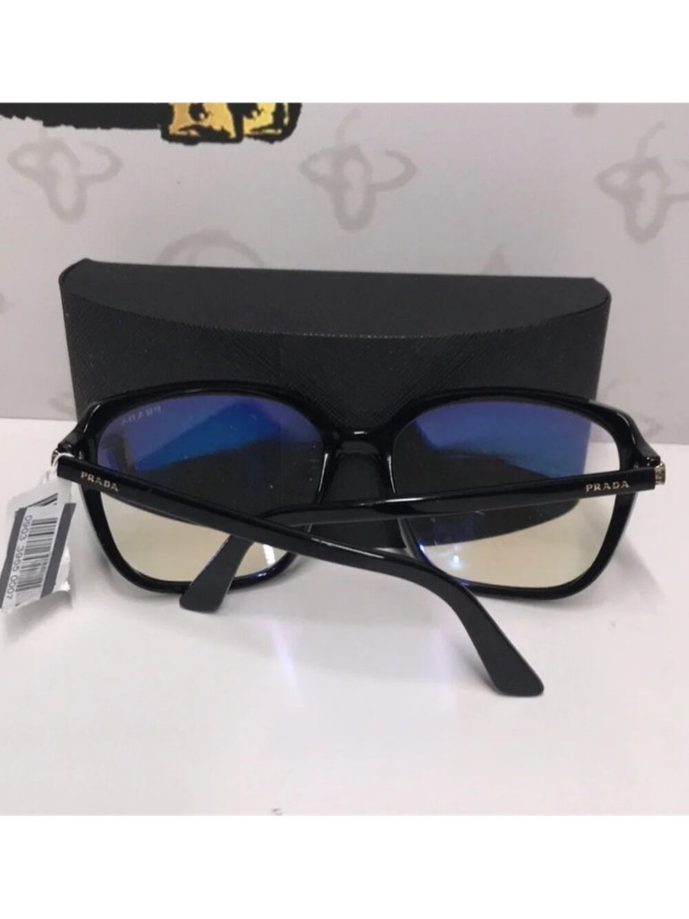 New Authentic Prada SPR 10V 1AB-09H Women’s Fashion Glasses – Black - Picture 11 of 14